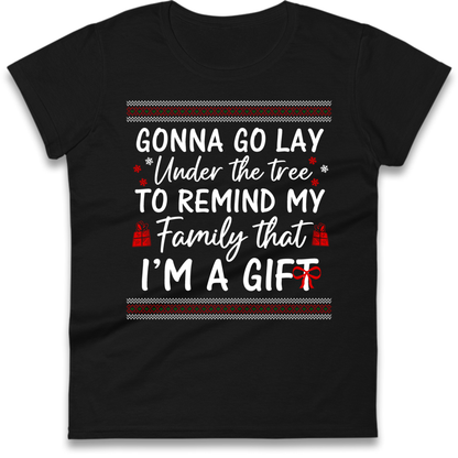 family festive humour Ladies T-Shirt