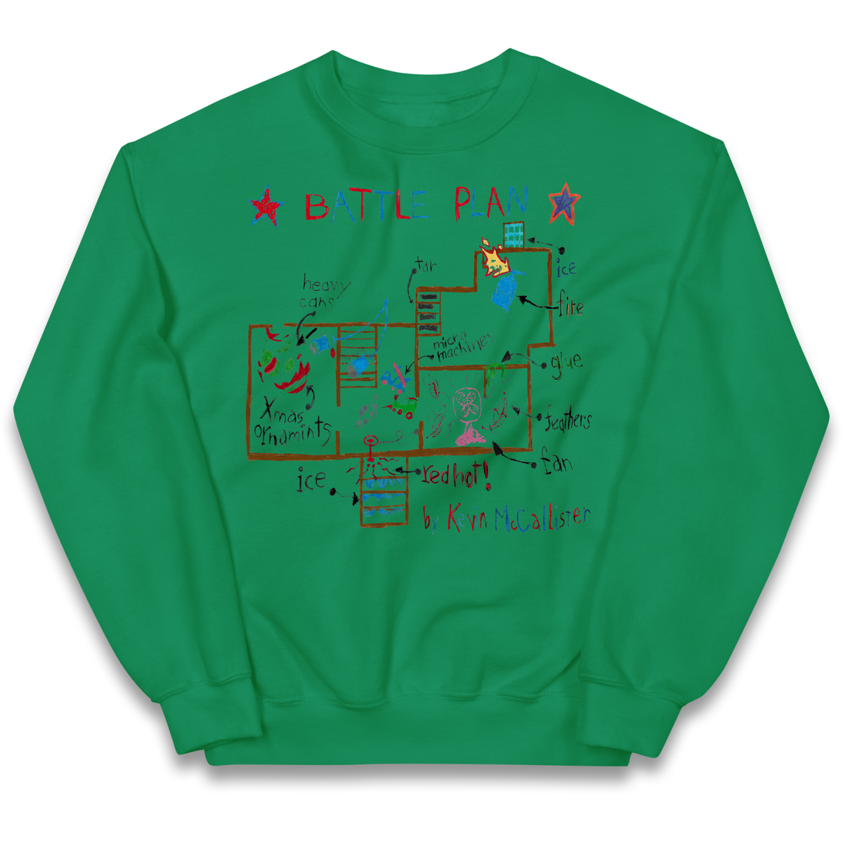 home alone battle plan Kids Jumper