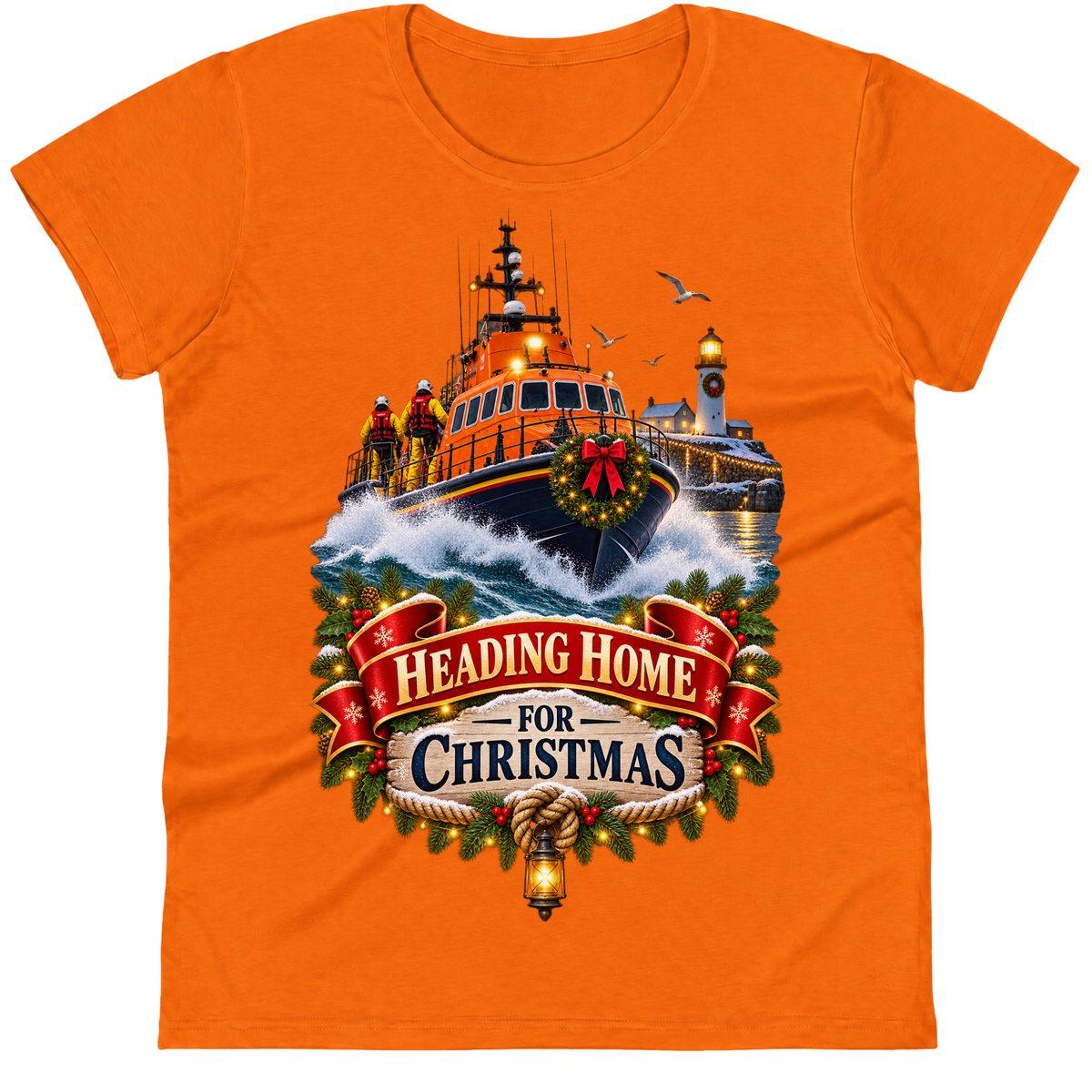 Orange Ladies Shirt