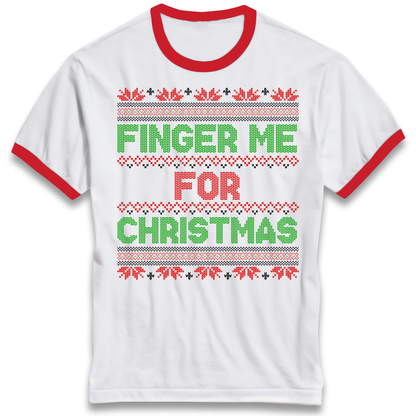Christmas jumper Ringer T-Shirt