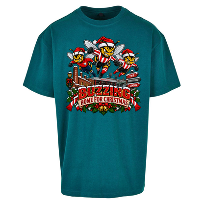 Brentford Football Christmas Oversized T-Shirt