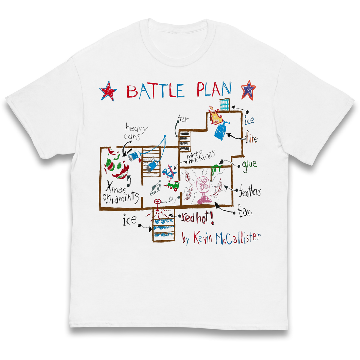 home alone battle plan Kids T-Shirt