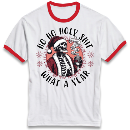 Christmas jumper Ringer T-Shirt