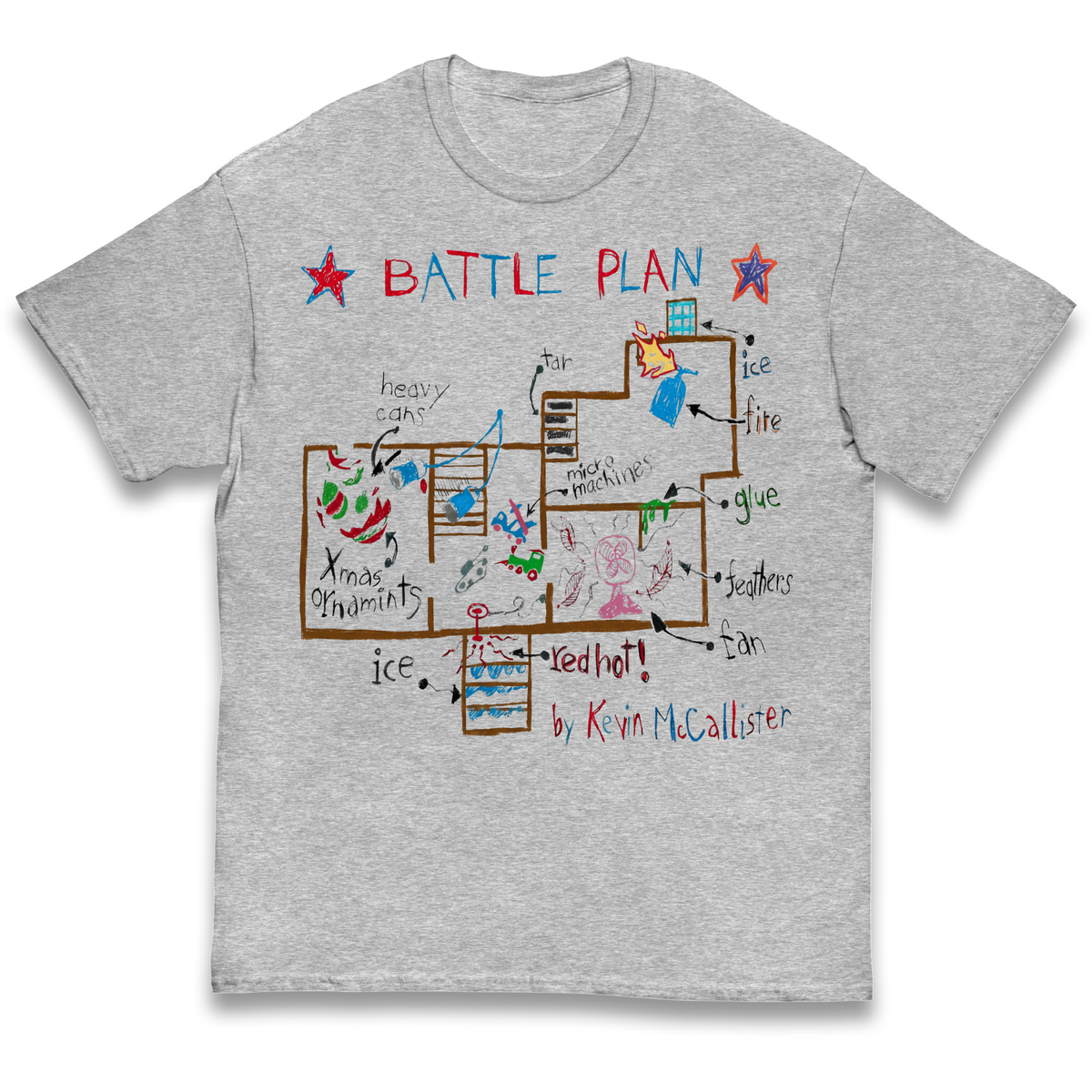 home alone battle plan Kids T-Shirt