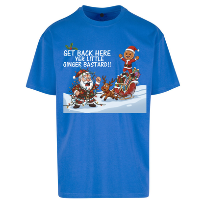 santa joke graphic Oversized T-Shirt