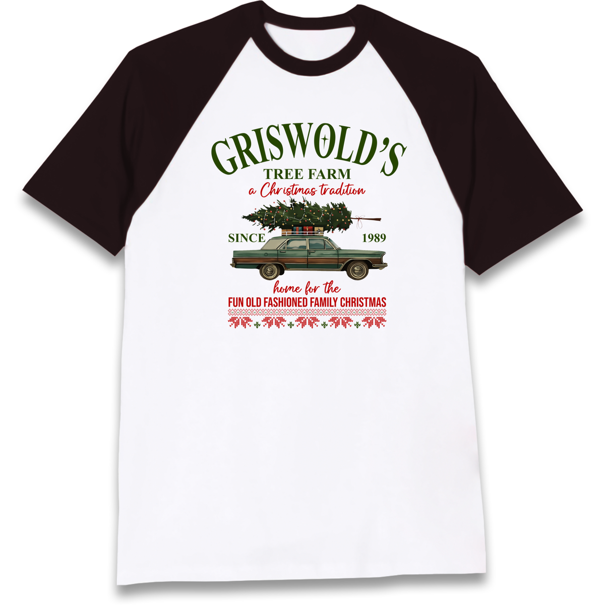 Christmas jumper Raglan T-Shirt
