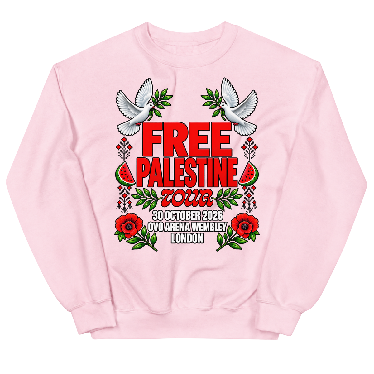Light Pink Kids Sweatshirt