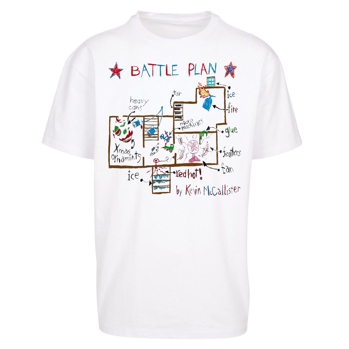 home alone battle plan Oversized T-Shirt