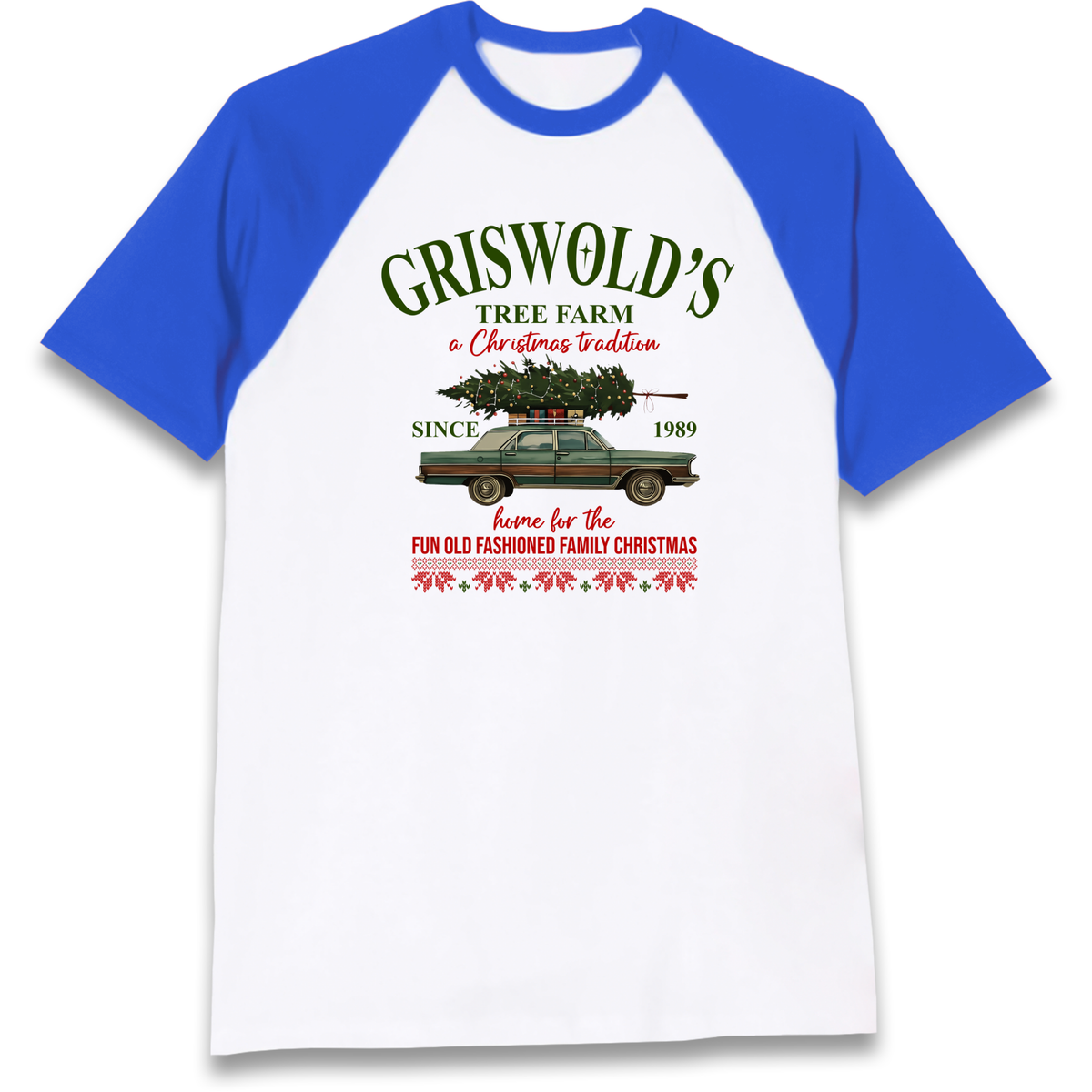 Christmas jumper Raglan T-Shirt