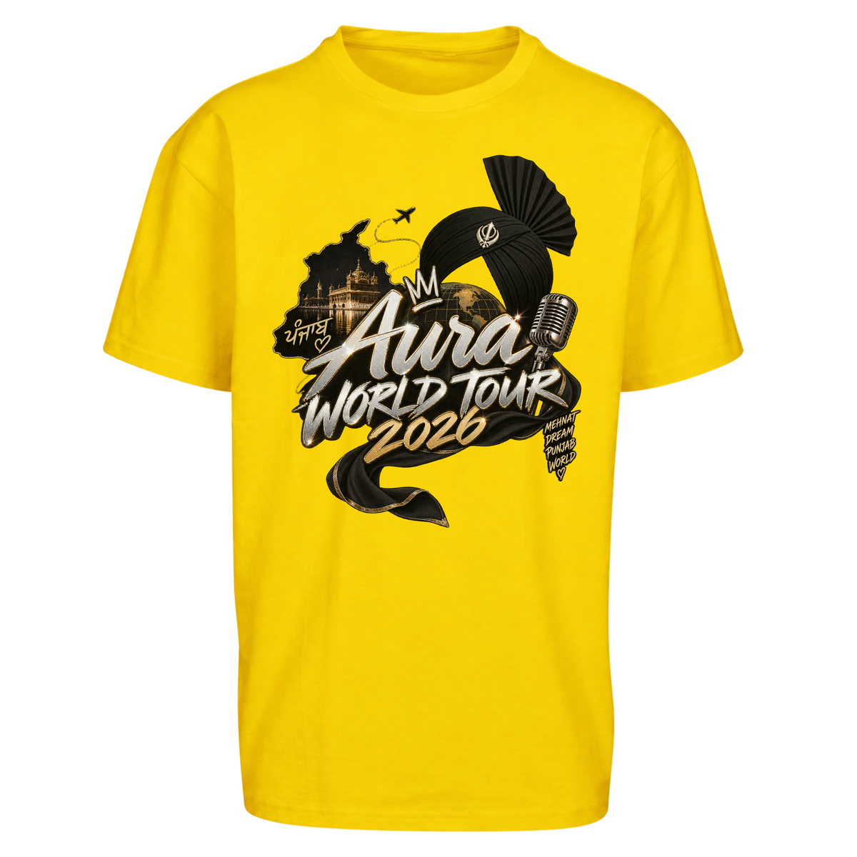 Yellow Oversized T Shirts