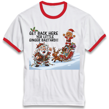 Christmas jumper Ringer T-Shirt