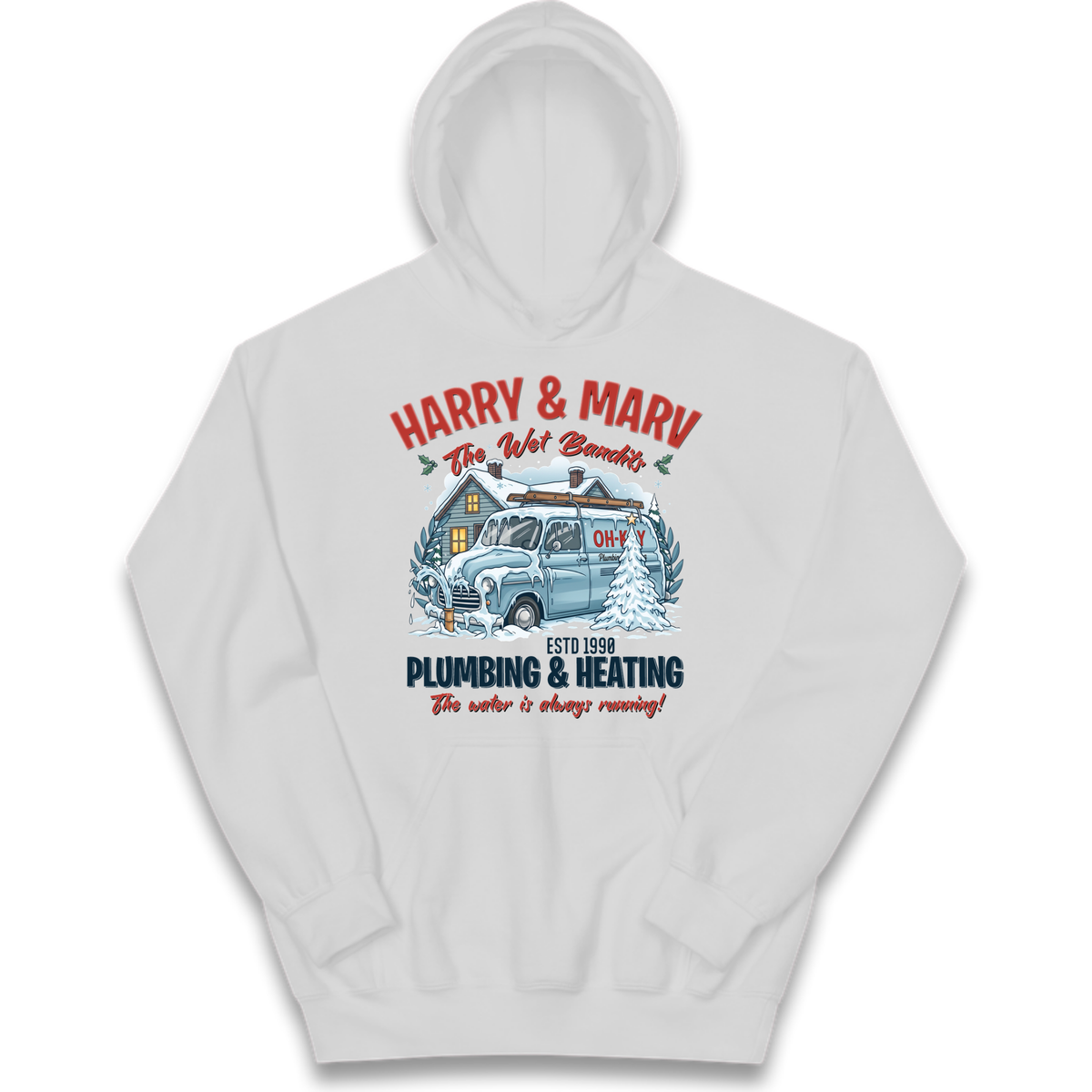 harry & marv home alone Kids Hoodie