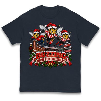 Brentford Football Christmas Kids T-Shirt