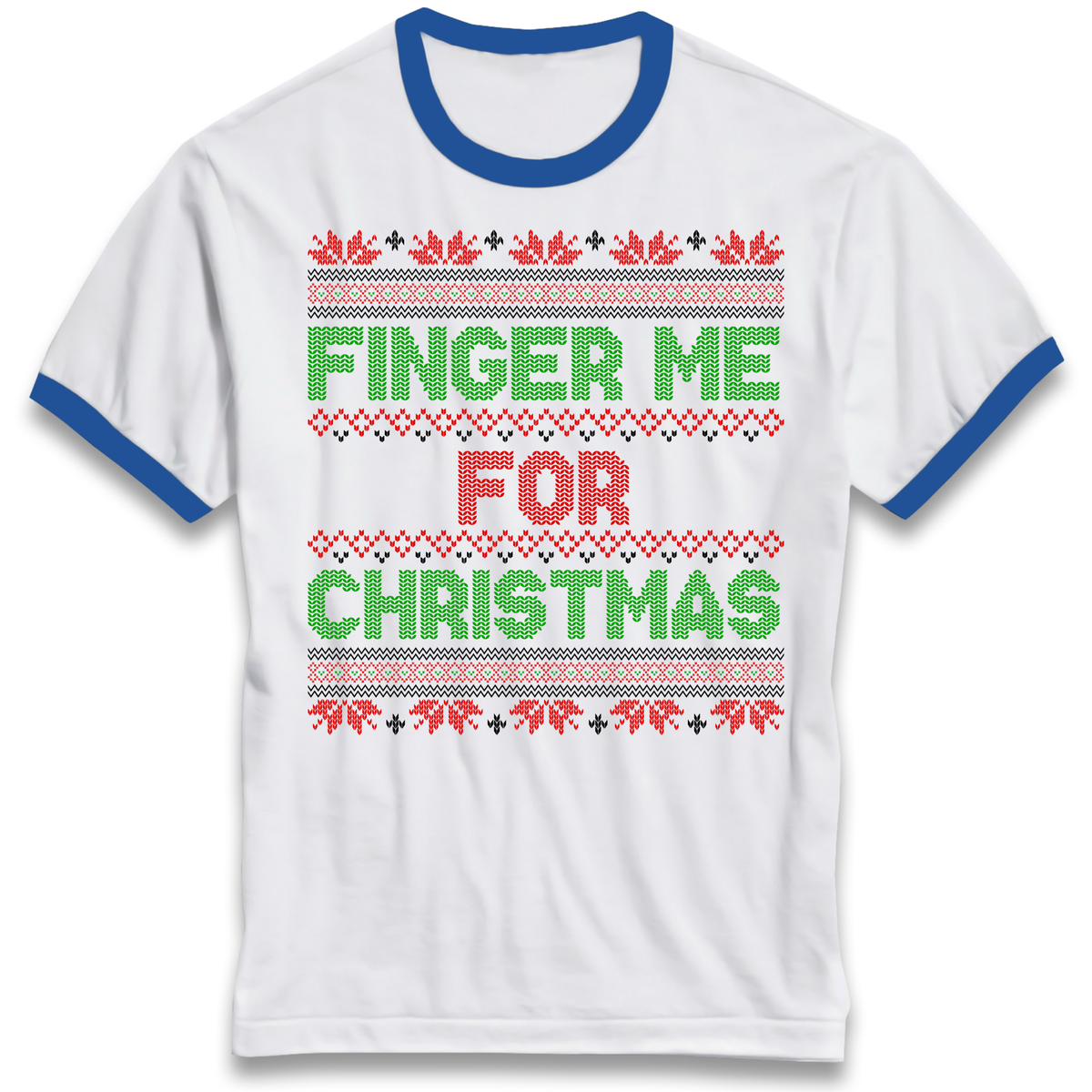 Christmas jumper Ringer T-Shirt