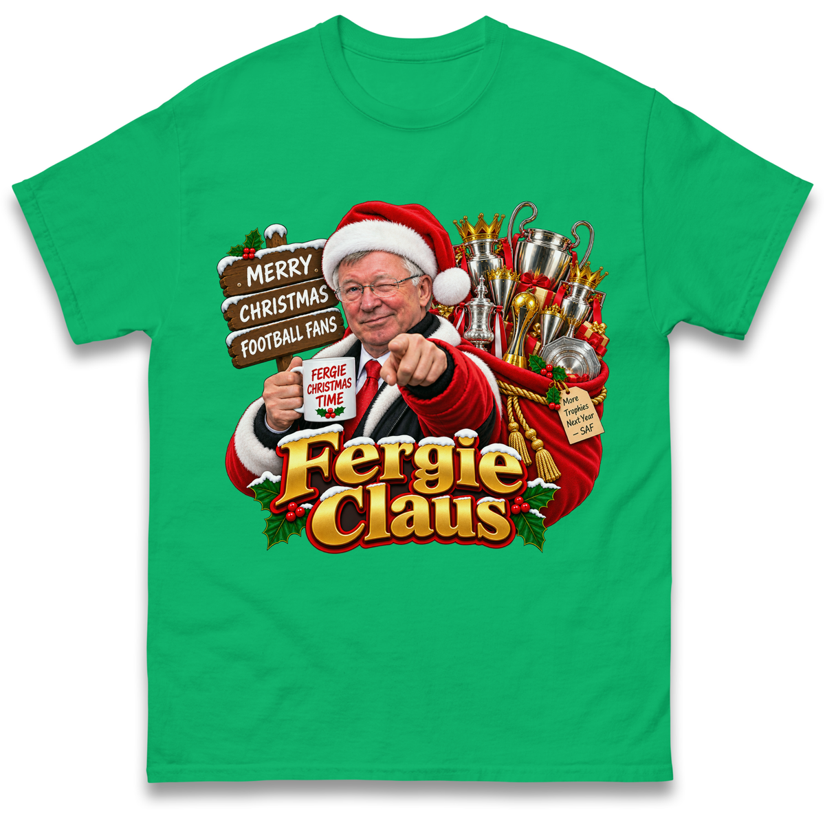 Man United Christmas T-Shirt