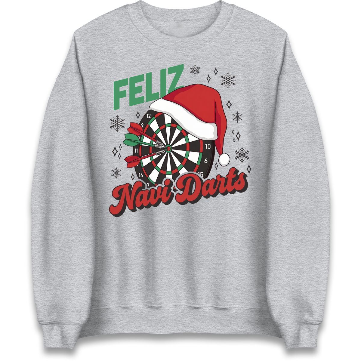 Feliz Navidarts Adult Jumper - Christmas Darts Design