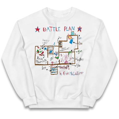 home alone battle plan Kids Jumper