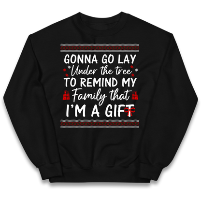 family festive humour Kids Jumper