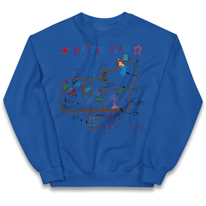 home alone battle plan Kids Jumper