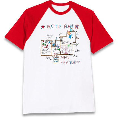home alone battle plan Raglan T-Shirt