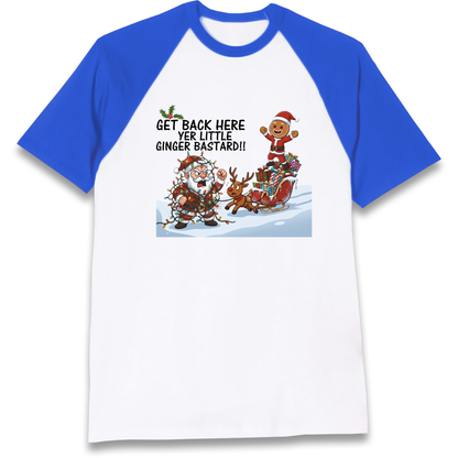 santa joke graphic Raglan T-Shirt