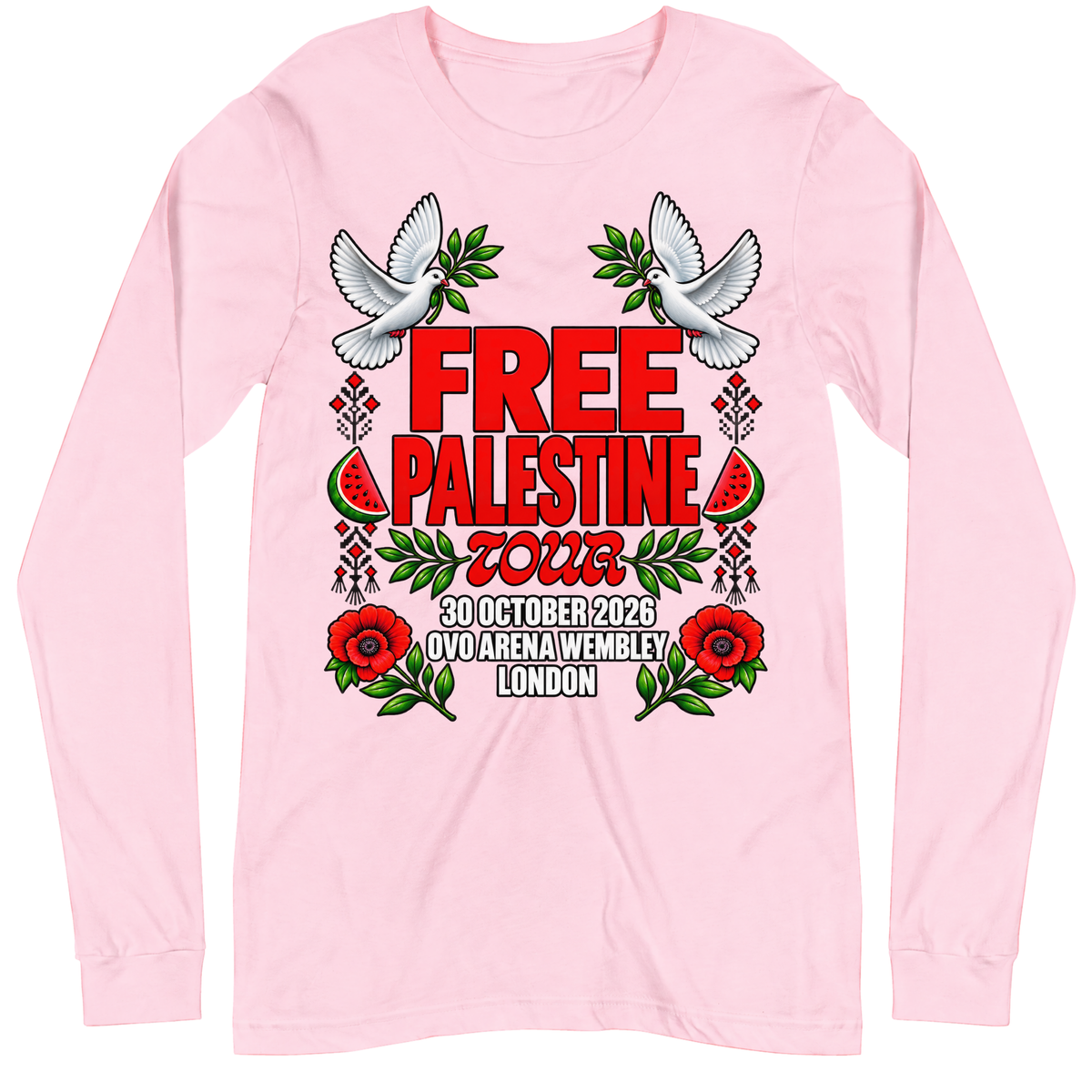 Light Pink Longsleeve T-Shirt