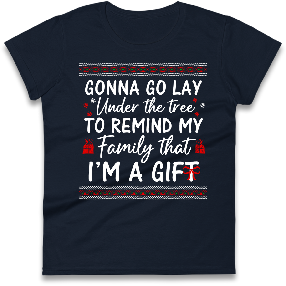 Christmas jumper Ladies T-Shirt