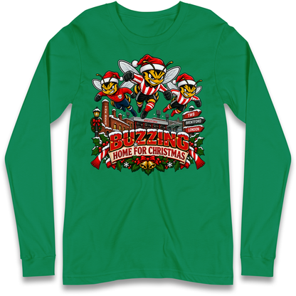 Brentford Football Christmas Long Sleeve T-Shirt