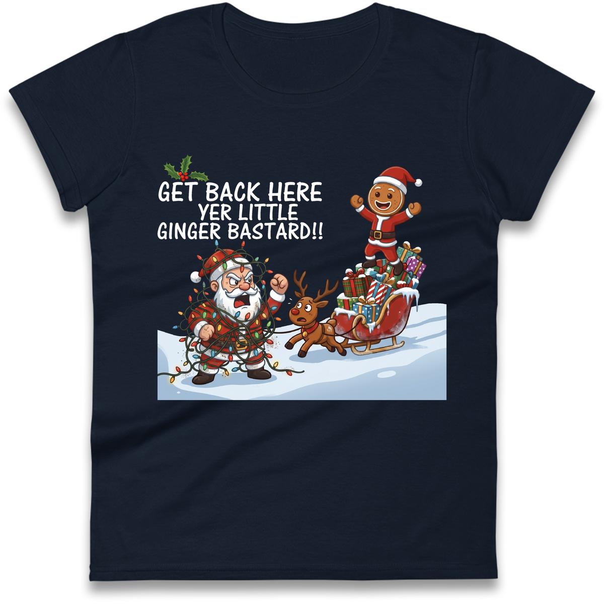 Christmas jumper Ladies T-Shirt