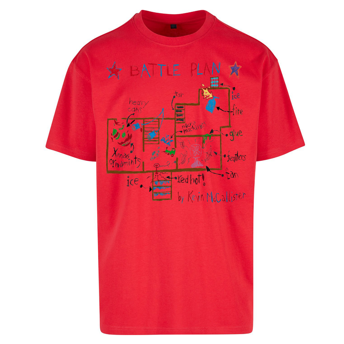 home alone battle plan Oversized T-Shirt