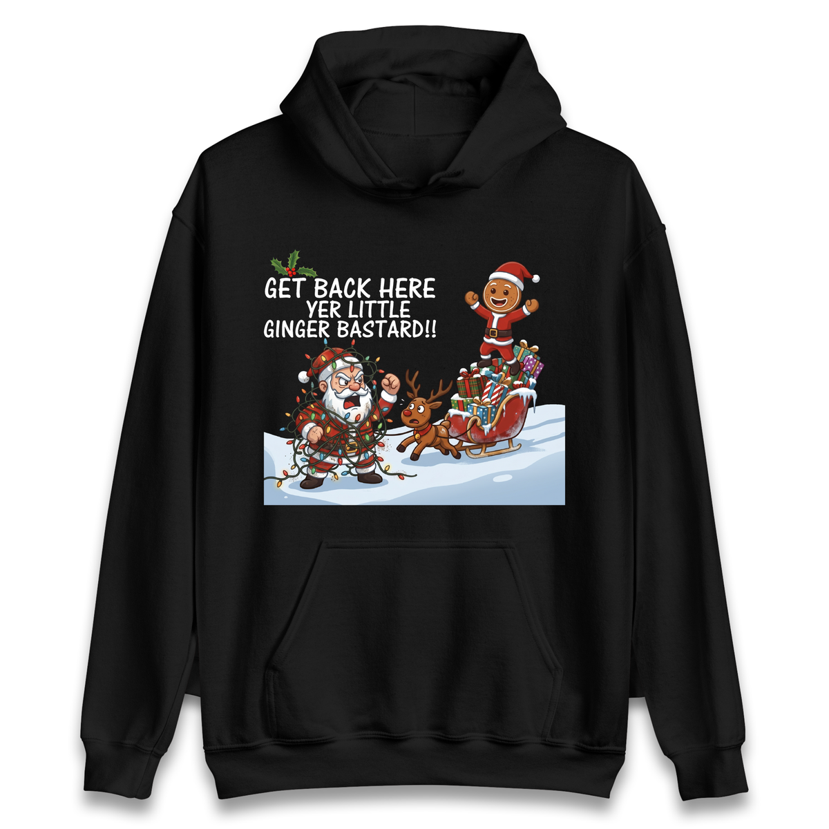 santa joke graphic Hoodie