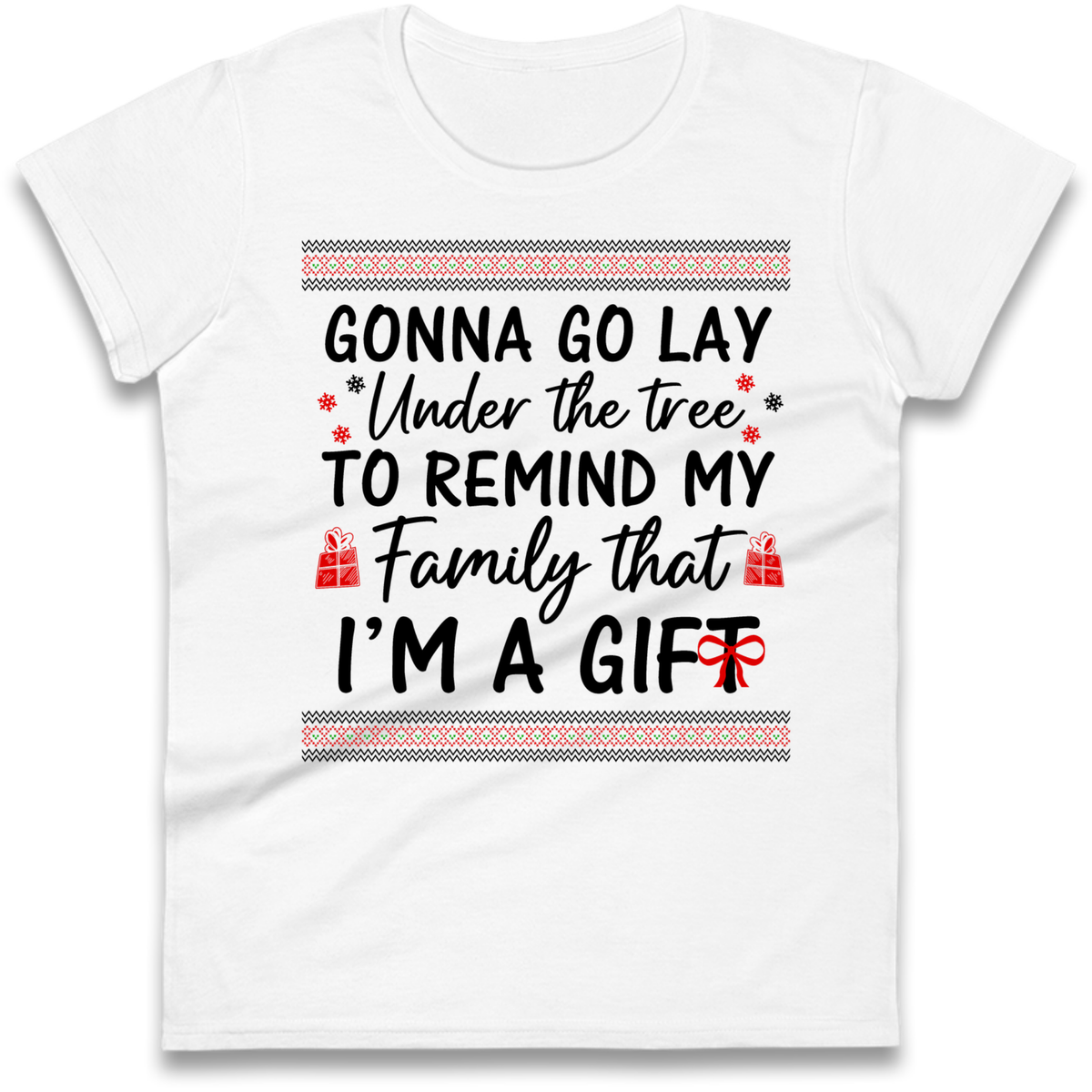 Christmas jumper Ladies T-Shirt