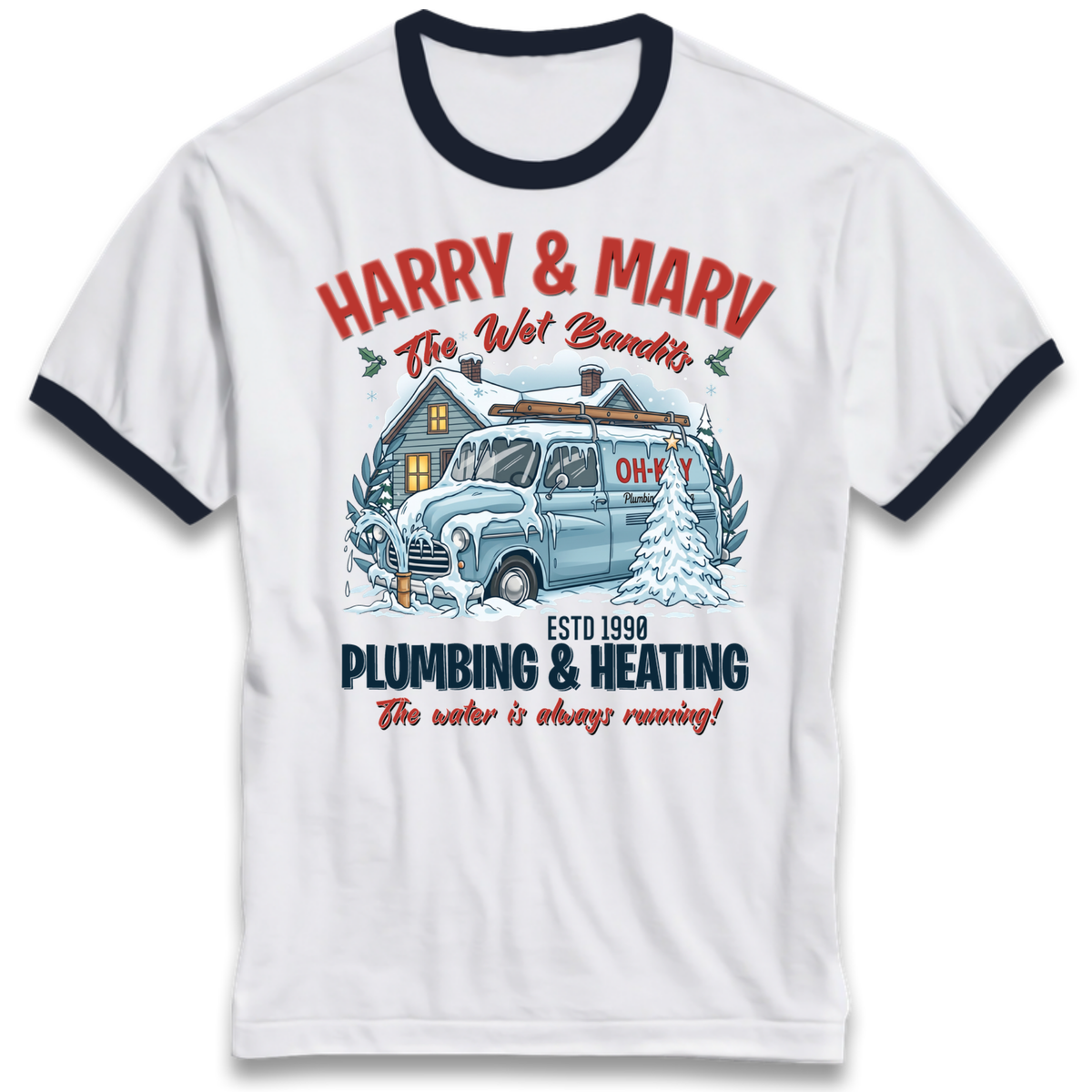 Christmas jumper Ringer T-Shirt