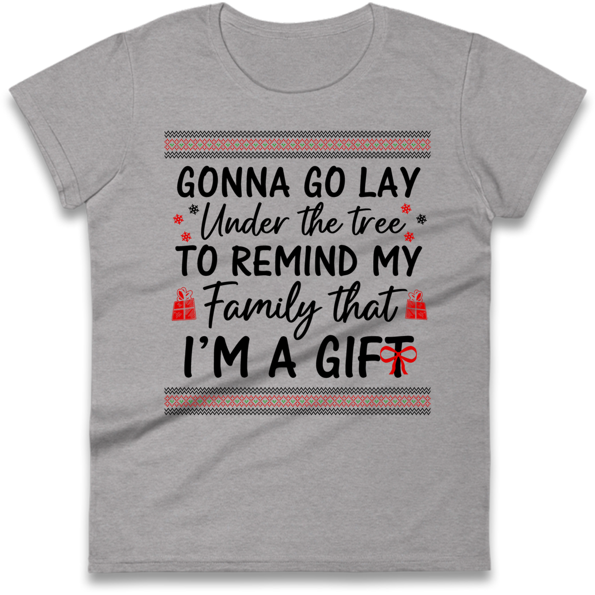 Christmas jumper Ladies T-Shirt