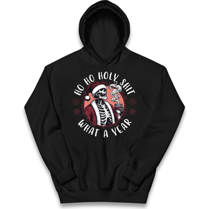 HO HO Holy Santa Kids Hoodie