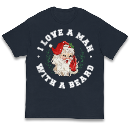 I Love A Man With A Beard Kids T-Shirt