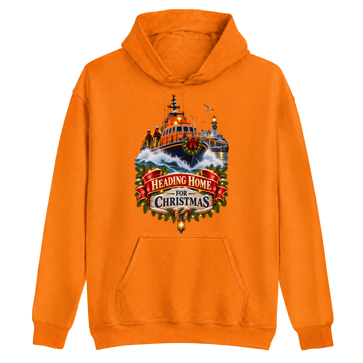 Orange Hoodie