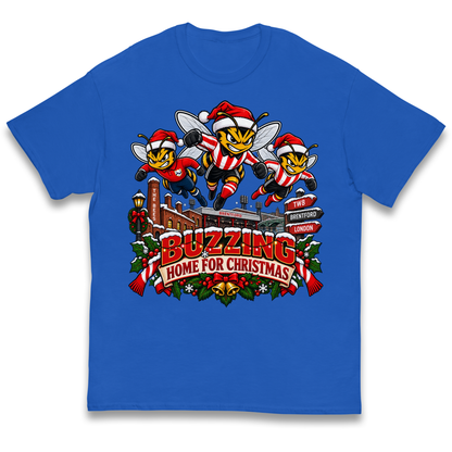 Brentford Football Christmas Kids T-Shirt