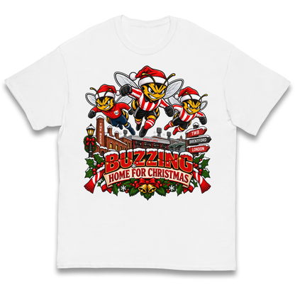 Brentford Football Christmas Kids T-Shirt
