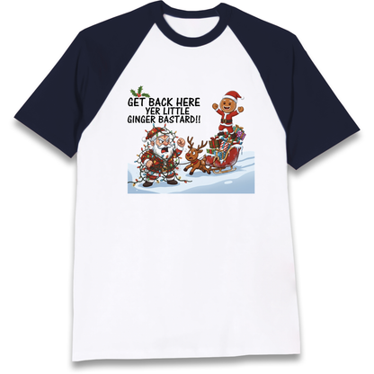 santa joke graphic Raglan T-Shirt