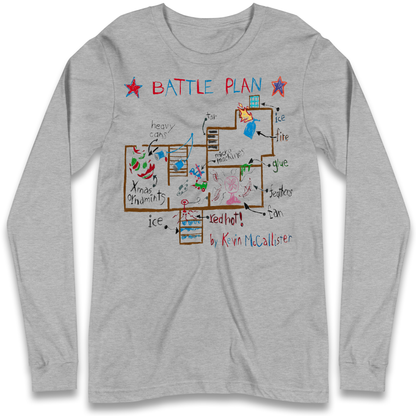home alone battle plan Long Sleeve T-Shirt