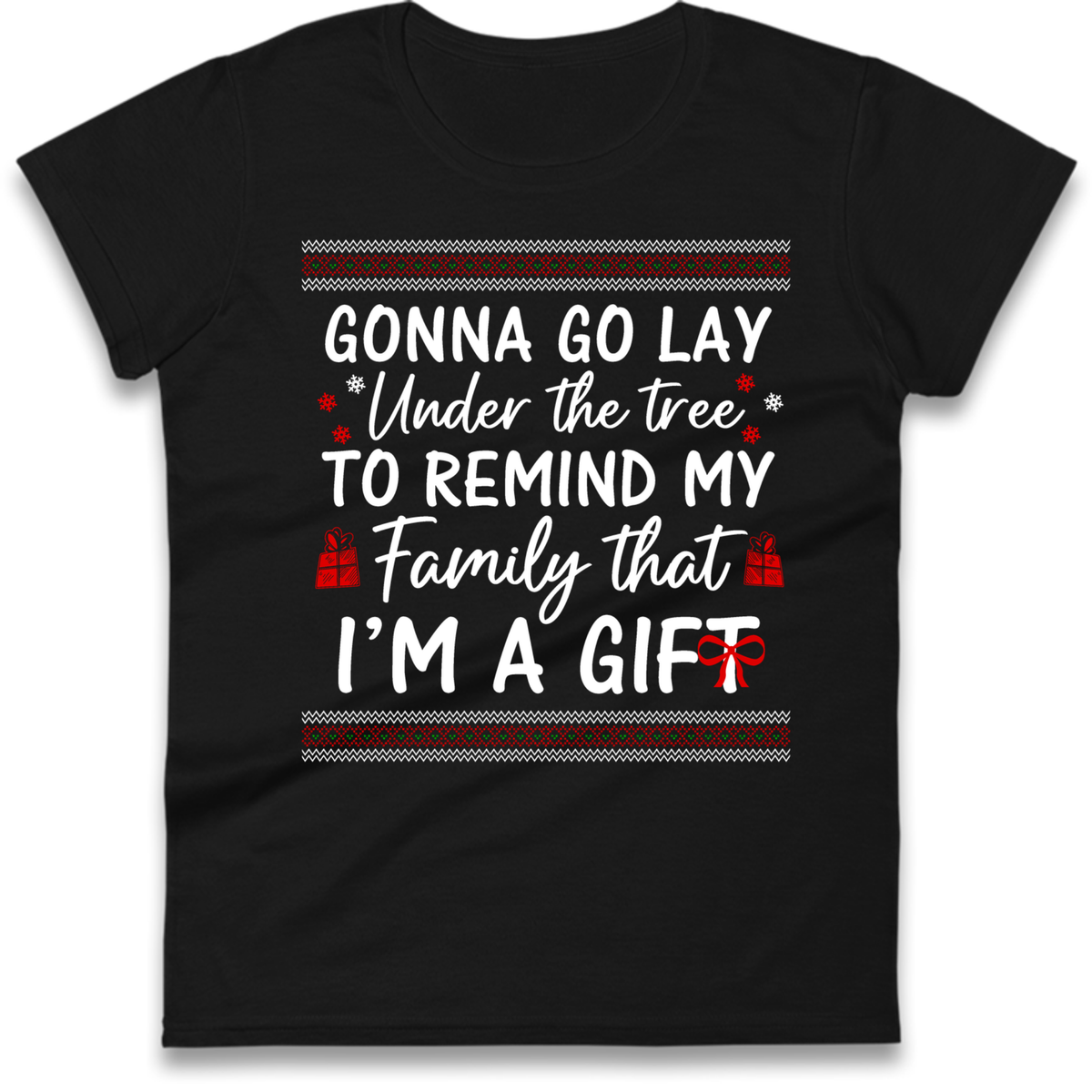 Christmas jumper Ladies T-Shirt