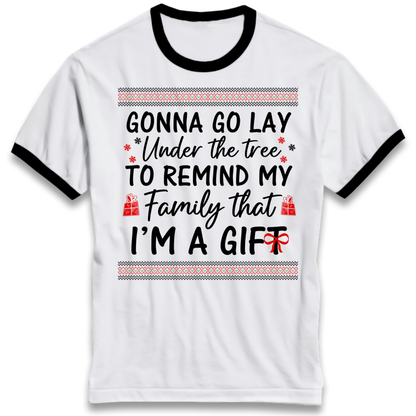 Christmas jumper Ringer T-Shirt