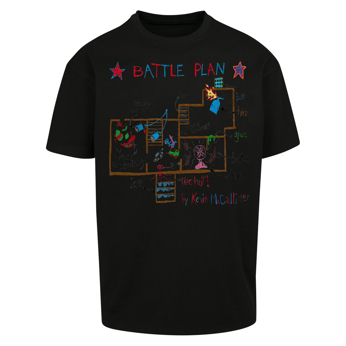 home alone battle plan Oversized T-Shirt