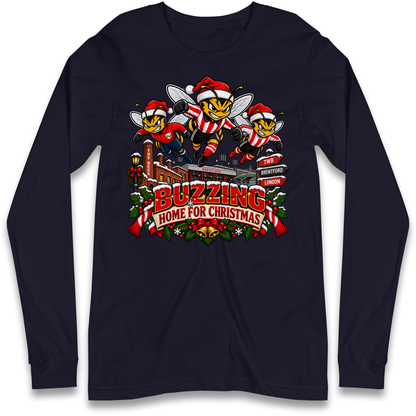 Brentford Football Christmas Long Sleeve T-Shirt