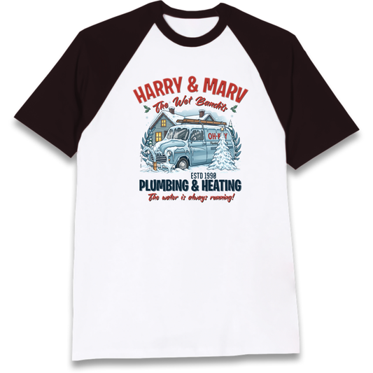 harry & marv home alone Raglan T-Shirt
