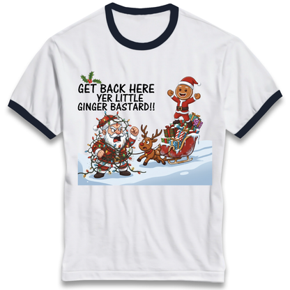 Christmas jumper Ringer T-Shirt