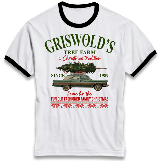 Christmas jumper Ringer T-Shirt