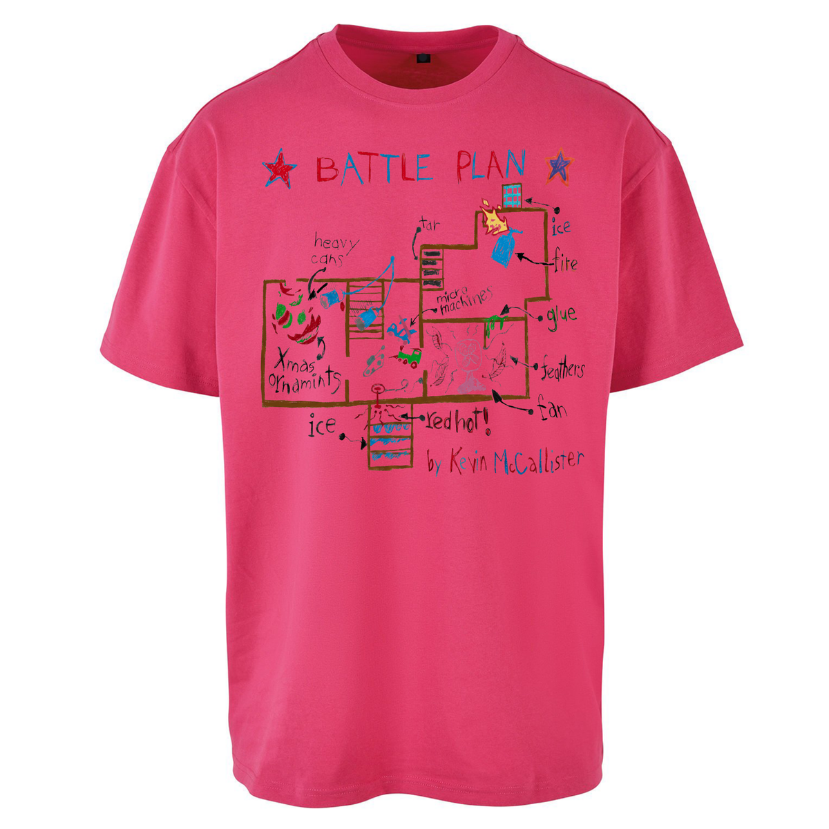 home alone battle plan Oversized T-Shirt