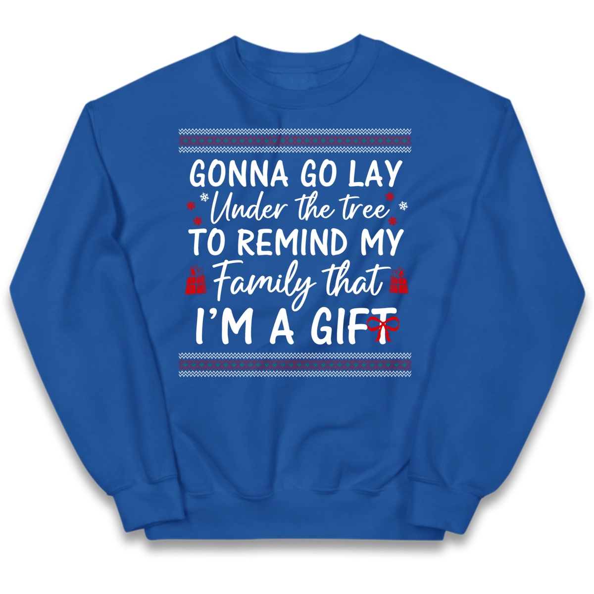 family festive humour Kids Jumper